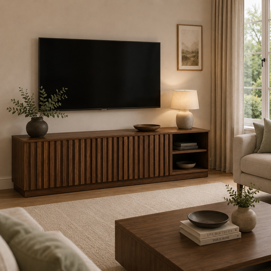 Melina TV Unit Brown