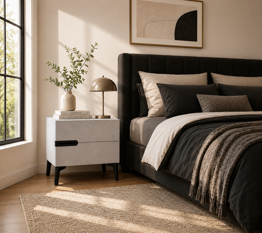 The OakNest Bedside Table