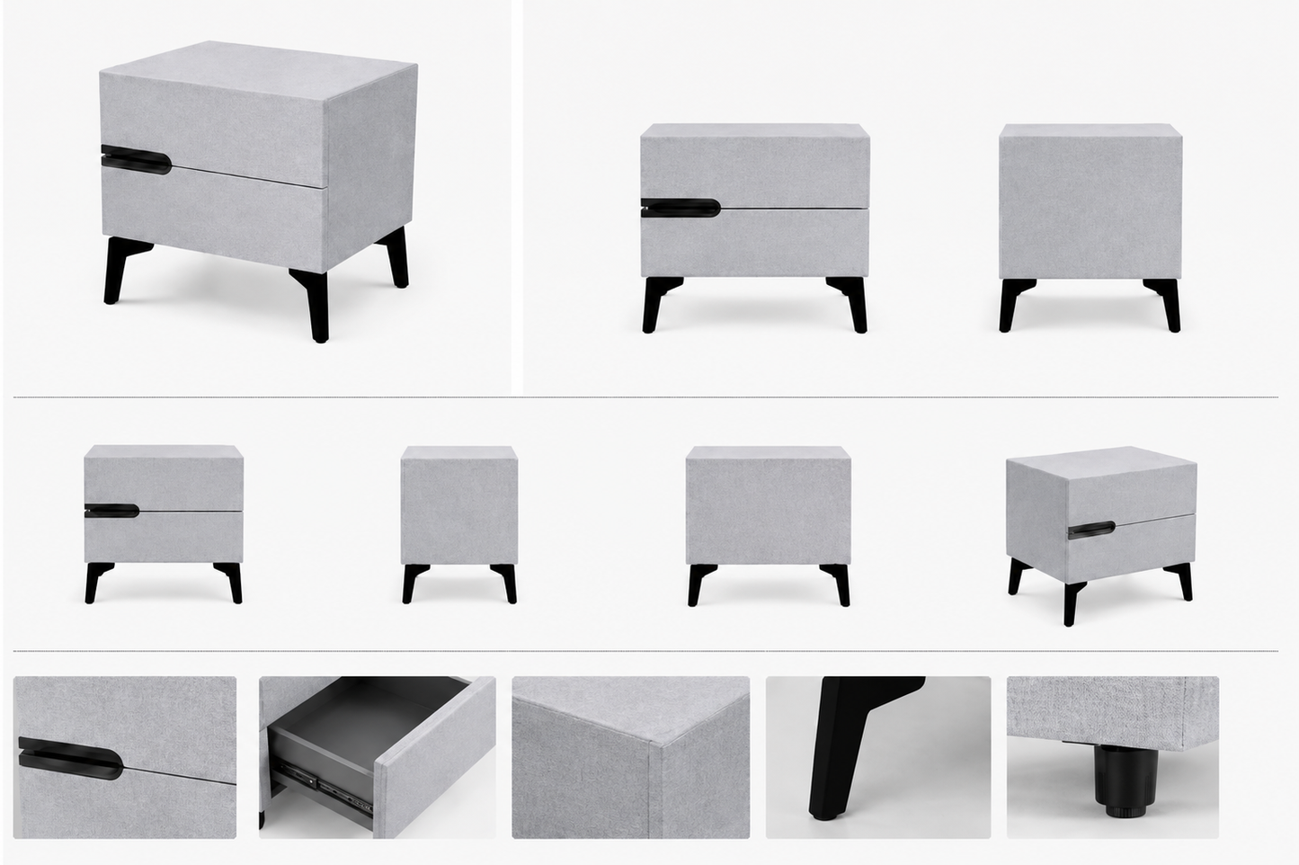 The OakNest Bedside Table