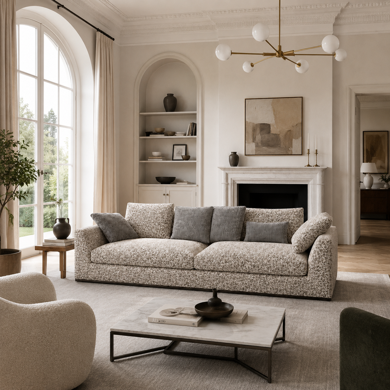 The Opulence Curve Sofa