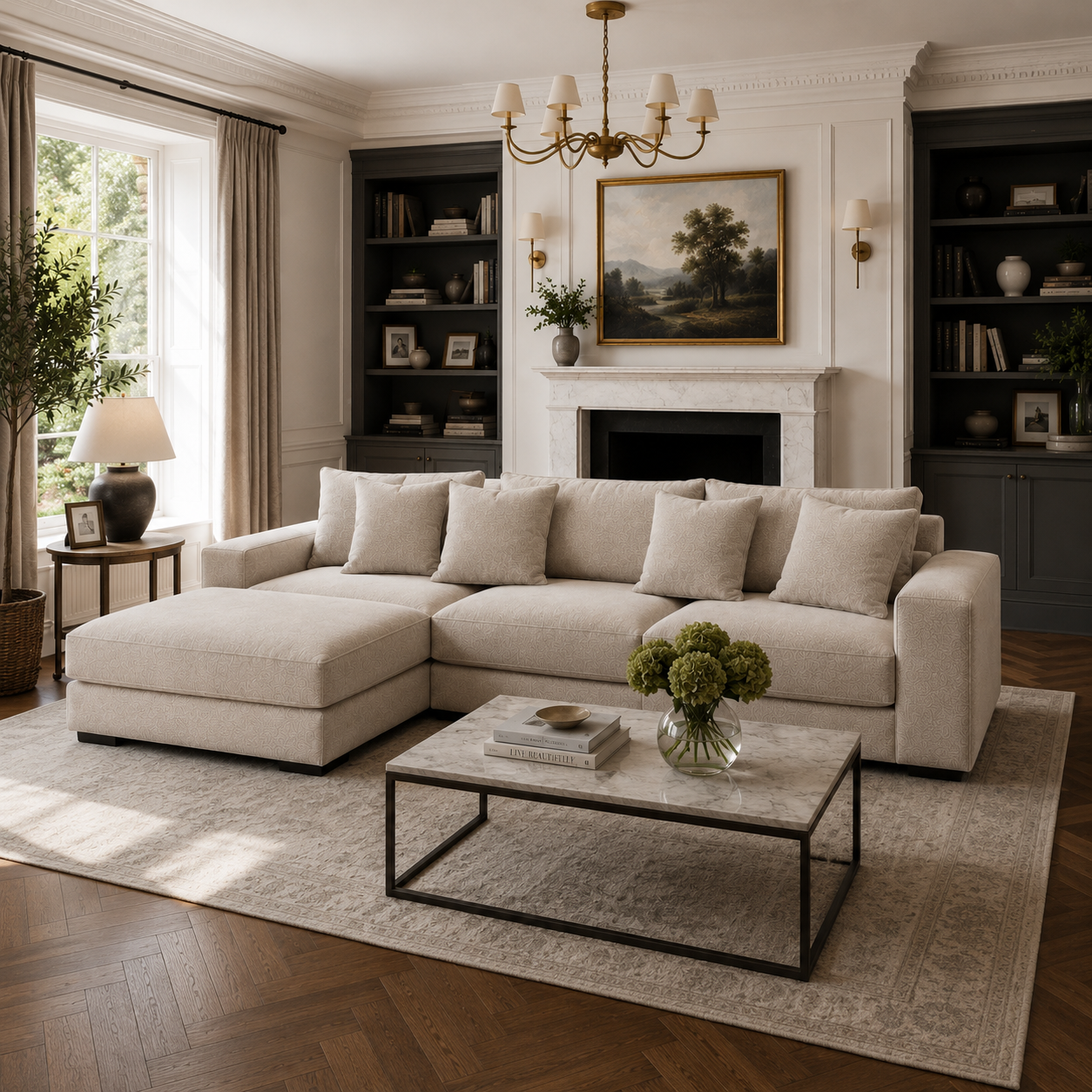 Hudson Large Corner Sofa