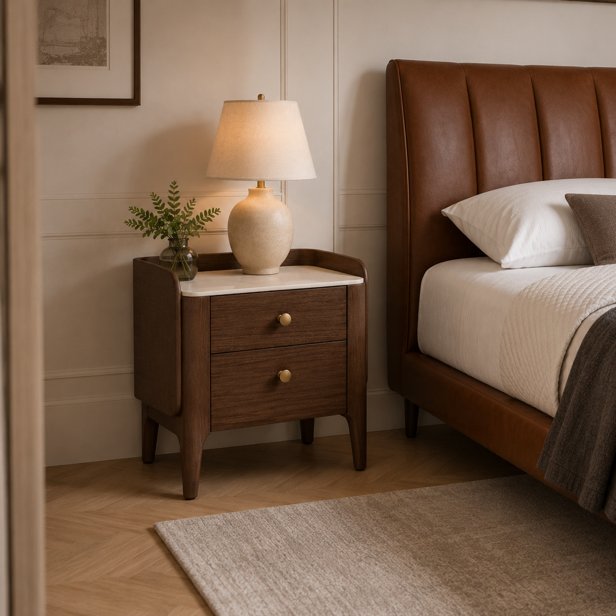 Santorini Bedside Table