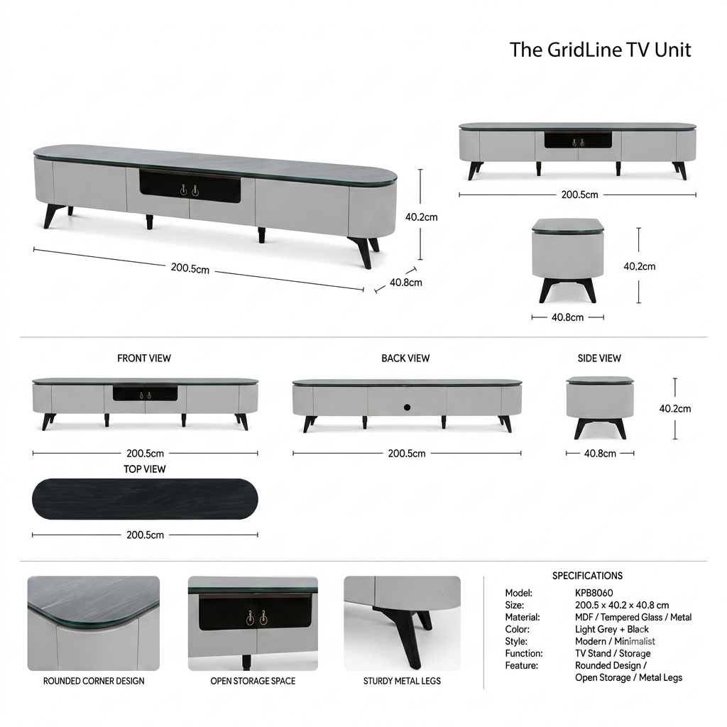 The GridLine TV Unit
