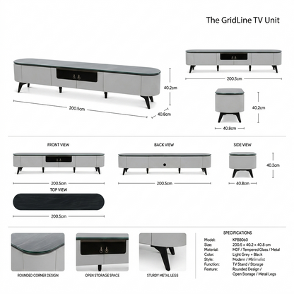 The GridLine TV Unit