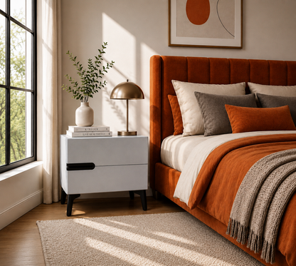 The OakNest Bedside Table