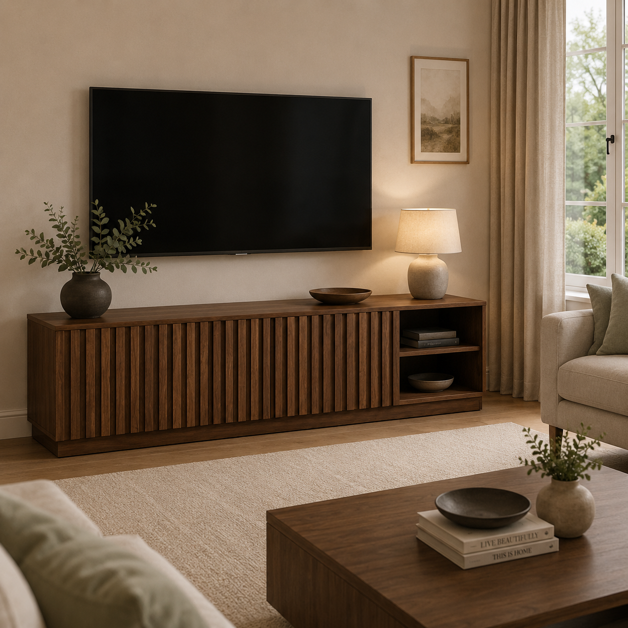 Melina TV Unit Brown
