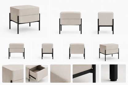 The Luna Bedside Table