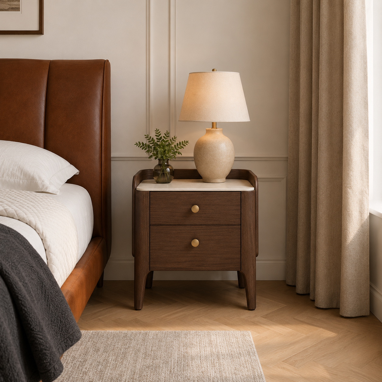 Santorini Bedside Table