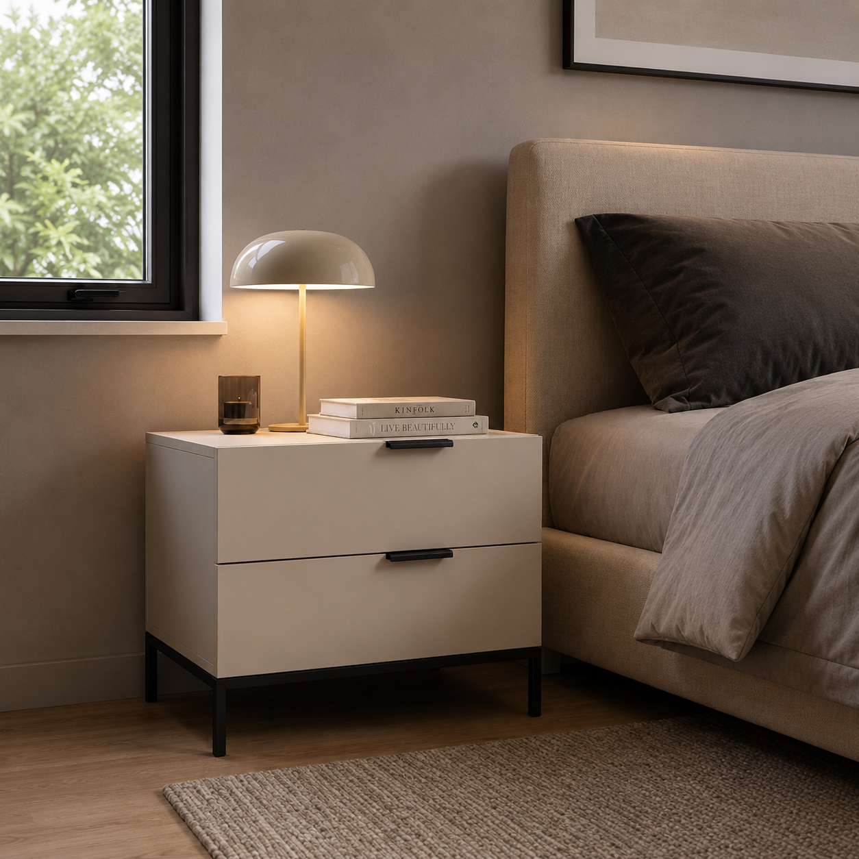 The Serenity Bedside Table