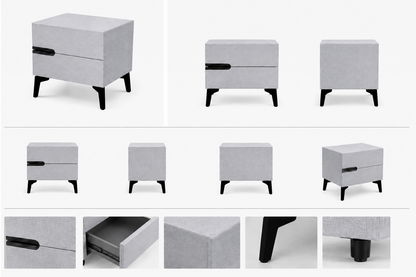 The OakNest Bedside Table