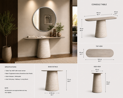 Lucent Console Table