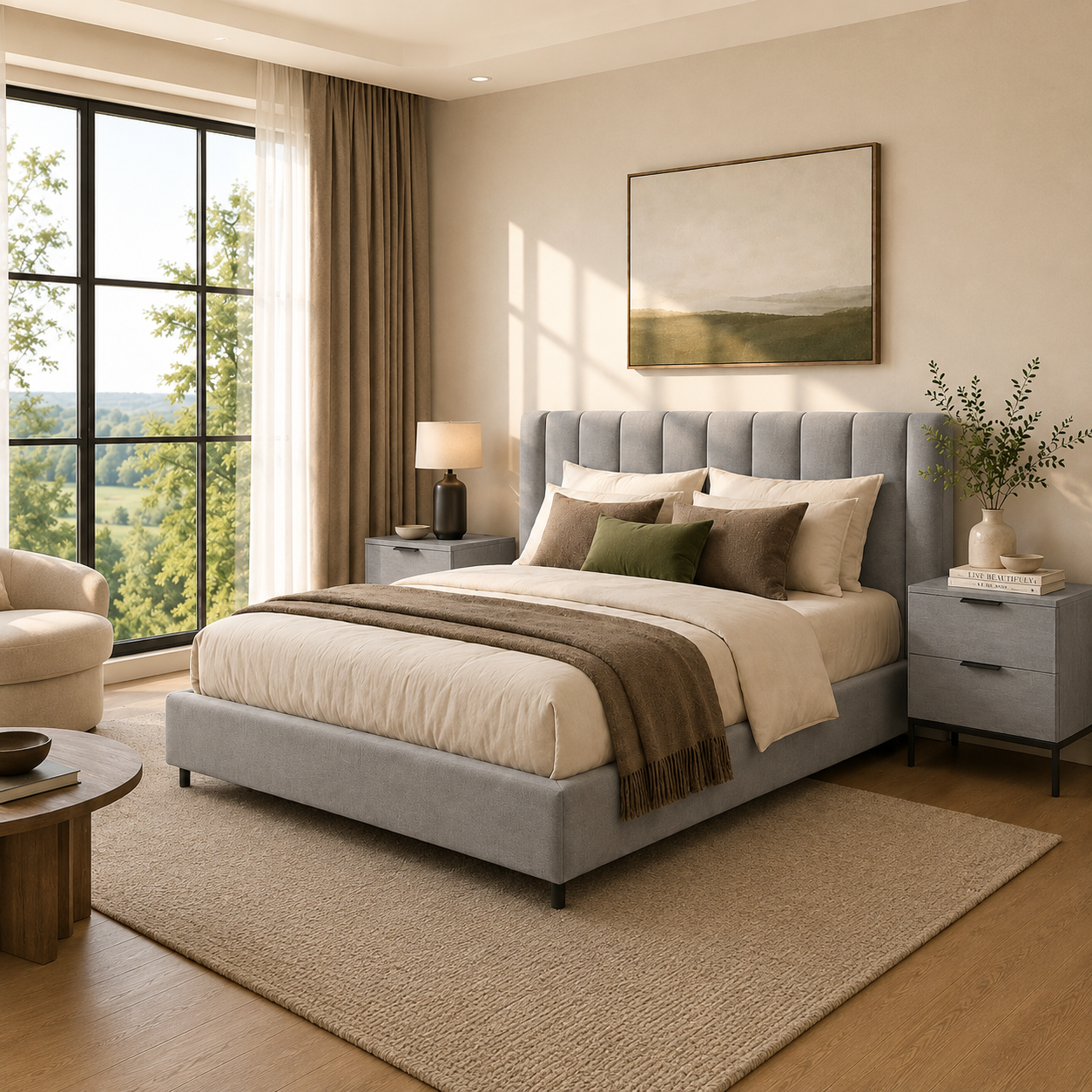 The Serenity Bedside Table