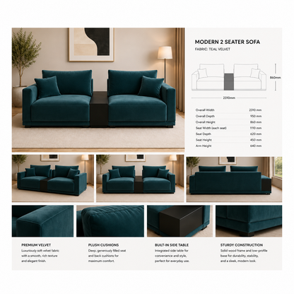 Phoenix straight Sofa