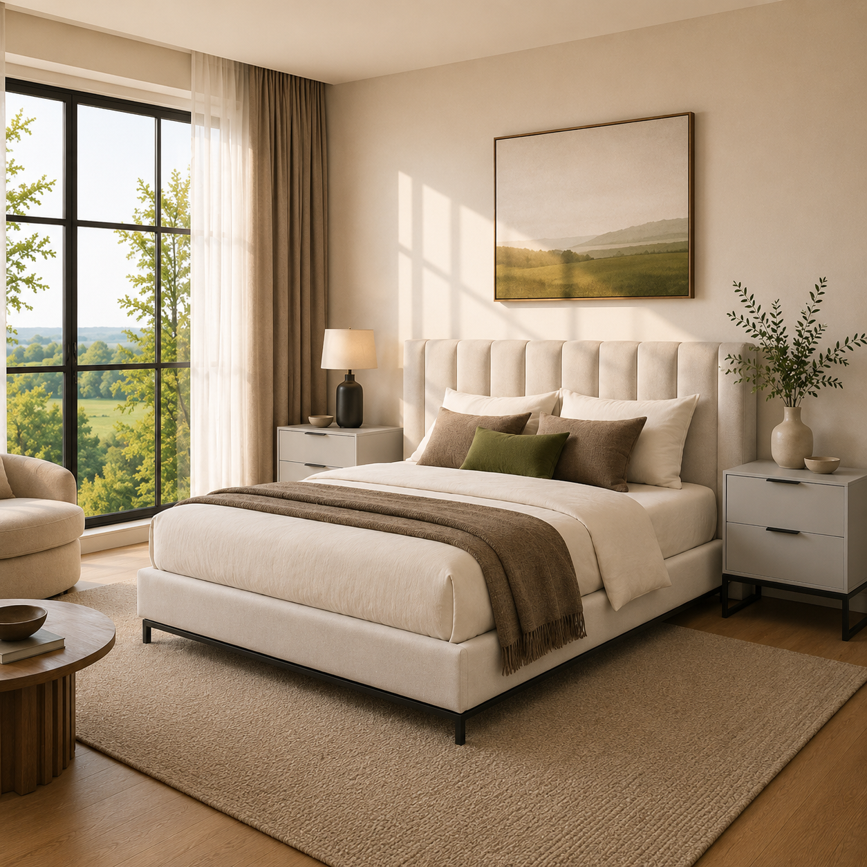 The Serenity Bedside Table