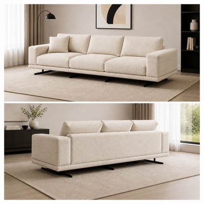 Plush Sofa 3-Seaters