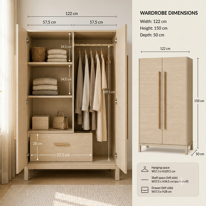 Paros storage Beige