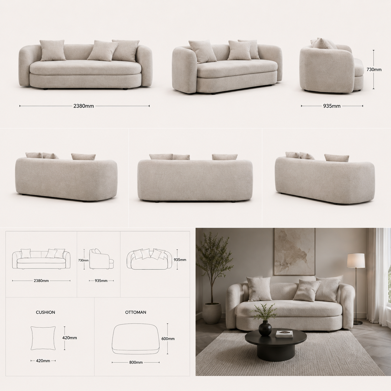 The SoftRest Retreat Sofa