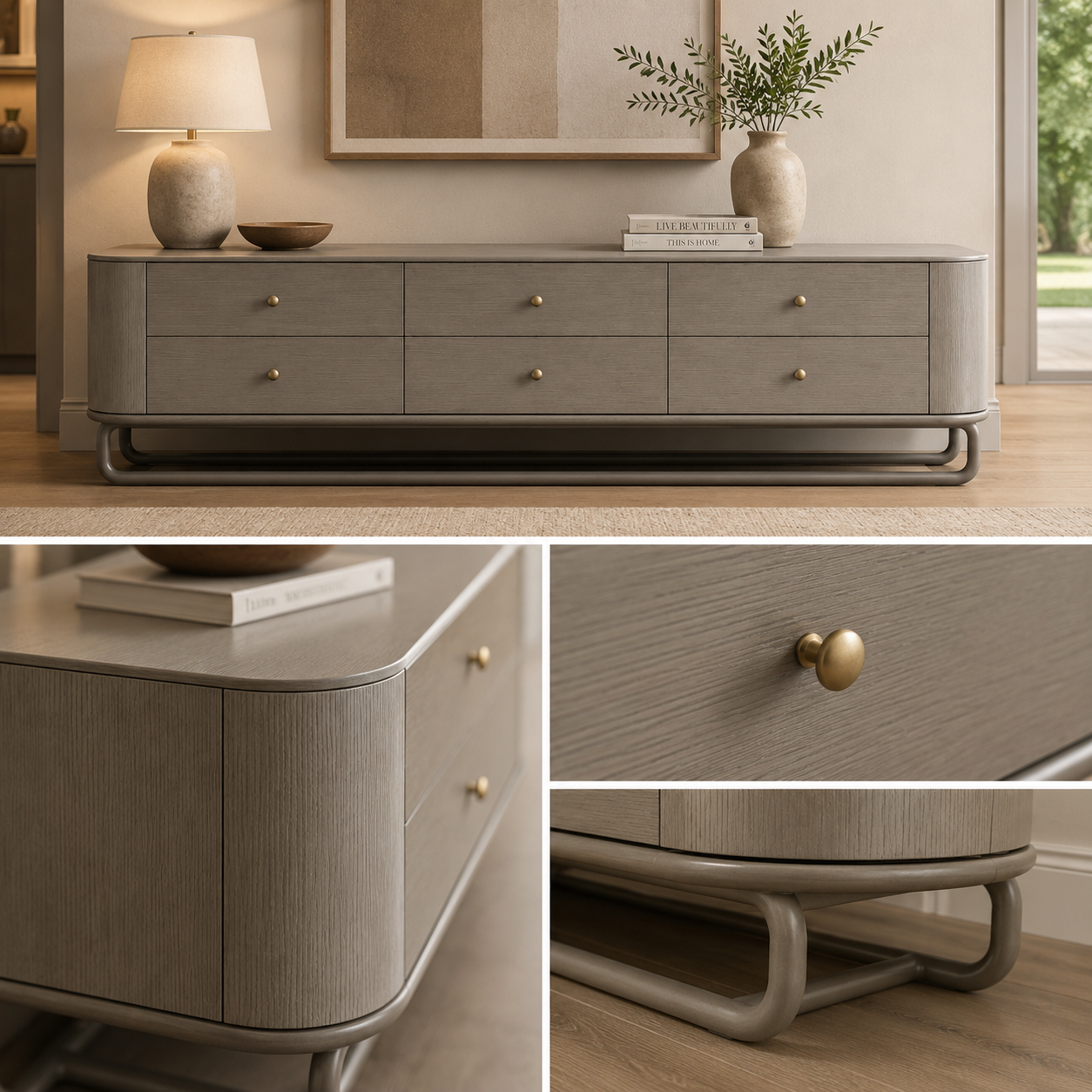 Katerina storage Grey