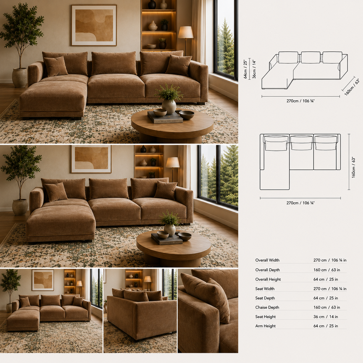 Austin corner Sofa
