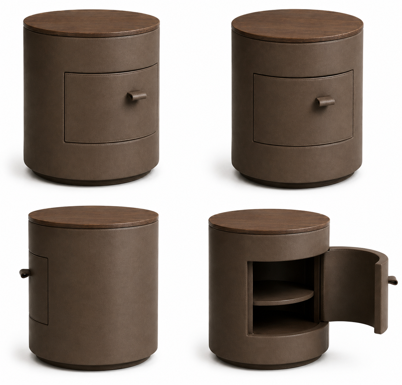 Aegean Bedside Table Brown
