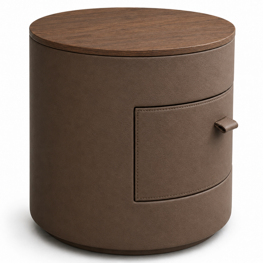Aegean Bedside Table Brown