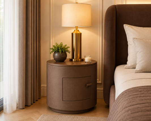 Aegean Bedside Table Brown