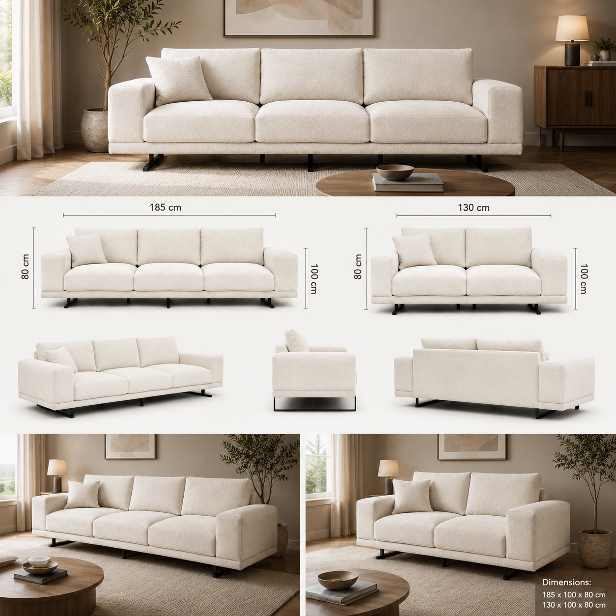 Plush Sofa