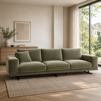 Plush Sofa 3-Seaters
