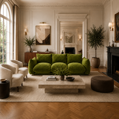 The Serenity Plush Sofa