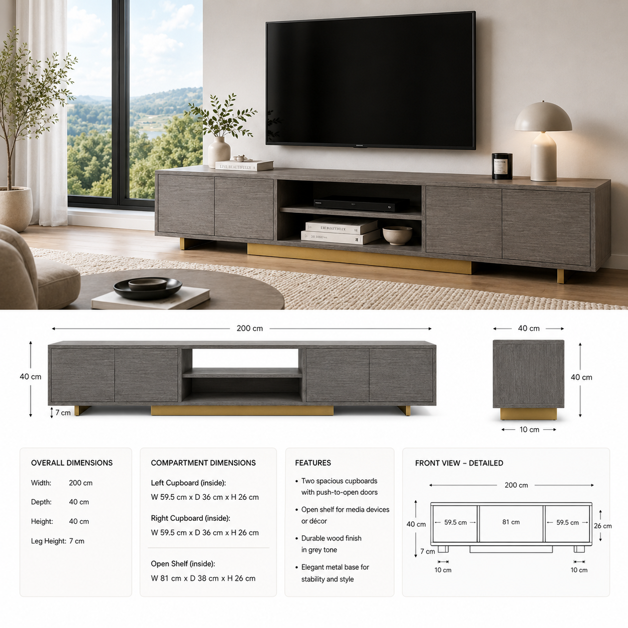 The Drama Stand Tv unit