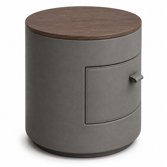 Aegean Bedside Table Grey