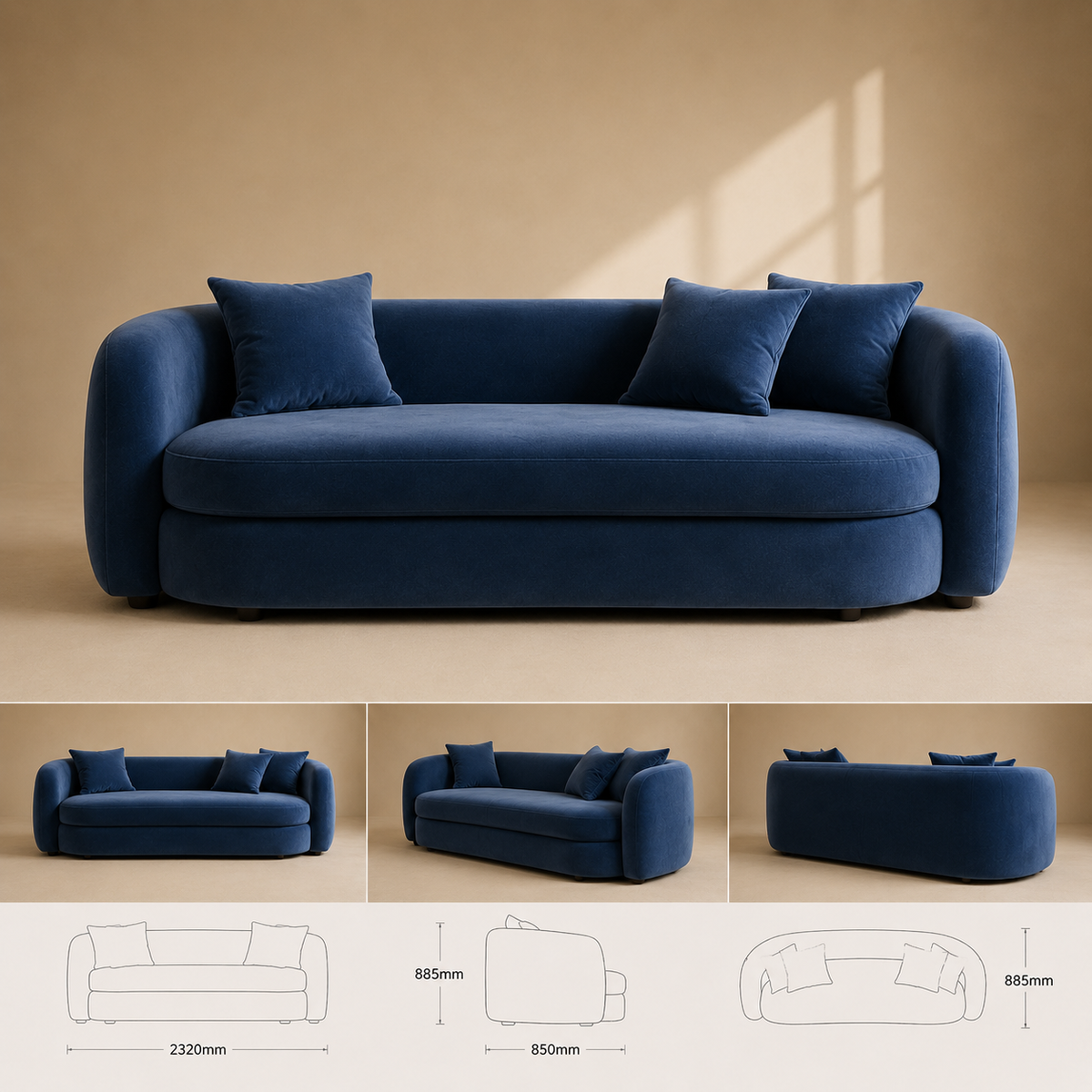 The SoftRest Retreat Sofa
