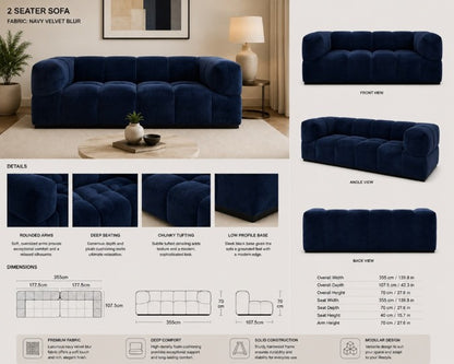 Brooklyn 2 seater Sofa