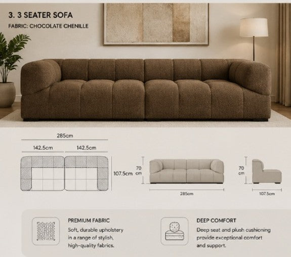 Brooklyn 3 seater Sofa