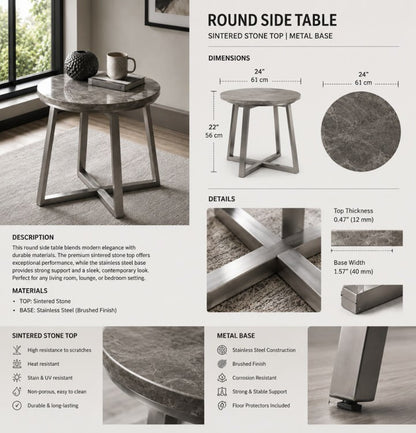 Birch Side Table